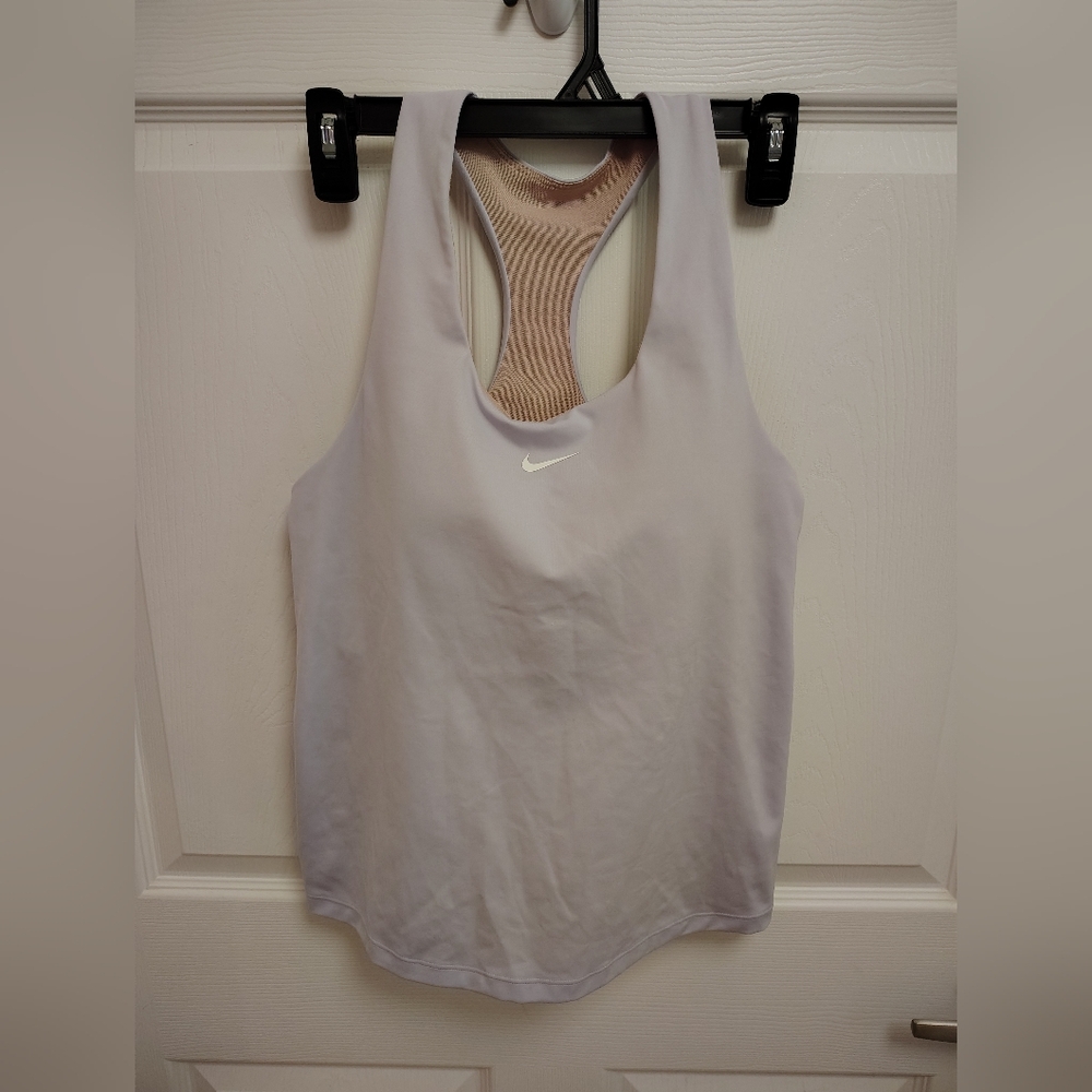 Nike Lilac Sleeveless Backless Tank Top
